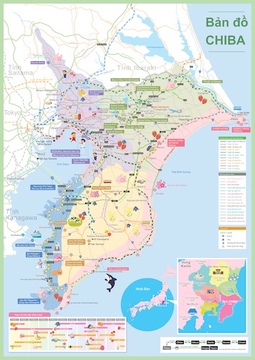 CHIBA Bản đồ hướng dẫn Tiếng Việt